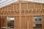 Estructura de vivienda con OSB